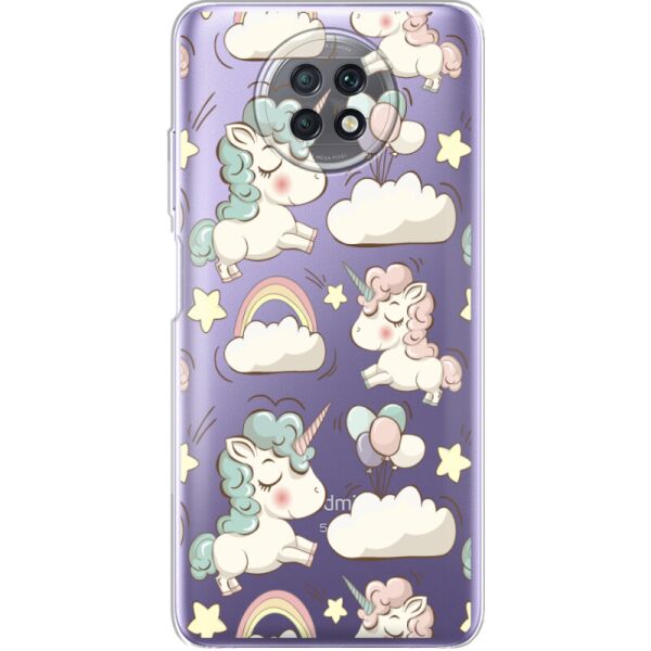 

Силиконовый чехол BoxFace Xiaomi Redmi Note 9T Unicorns (42123-cc2)