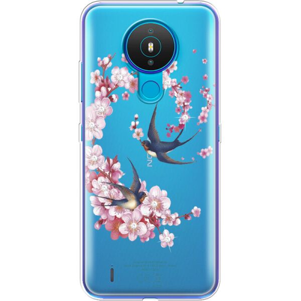 

Силиконовый чехол BoxFace Nokia 1.4 Swallows and Bloom (42377-rs4)
