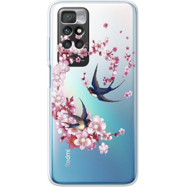 

Силиконовый чехол BoxFace Xiaomi Redmi 10 Swallows and Bloom (43311-rs4)