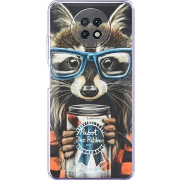 

Силиконовый чехол BoxFace Xiaomi Redmi Note 9T Енот с банкой (42123-up1333)