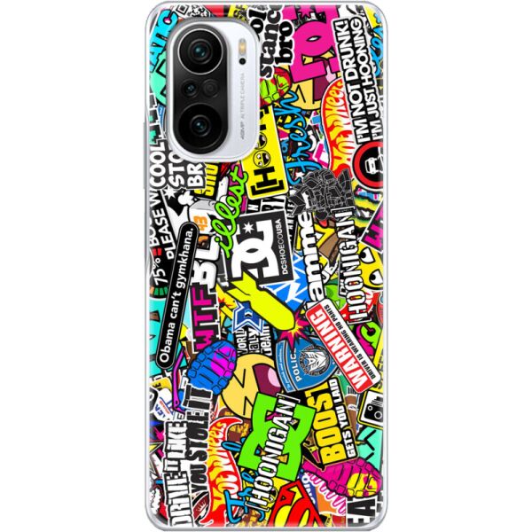 

Силиконовый чехол BoxFace Xiaomi Mi 11i Multicolored Inscriptions (42478-up880)