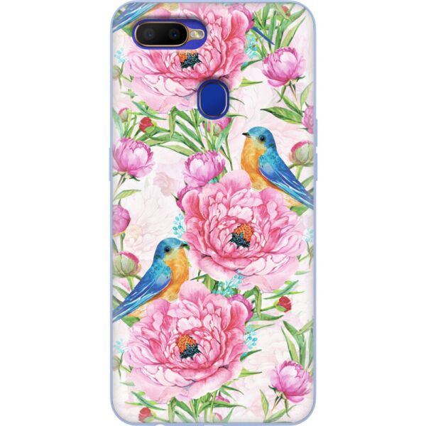 

Силиконовый чехол BoxFace OPPO A12 Birds and Flowers (42728-up2376)