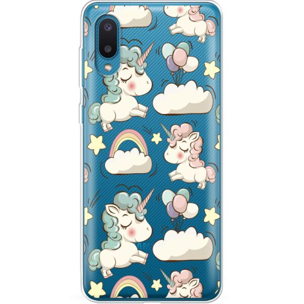 

Силиконовый чехол BoxFace Samsung A022 Galaxy A02 Unicorns (42004-cc2)