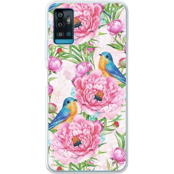 

Силиконовый чехол BoxFace ZTE A71 Birds and Flowers (43299-up2376)