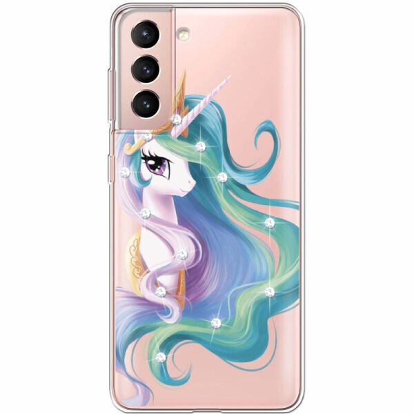 

Силиконовый чехол BoxFace Samsung G991 Galaxy S21 Unicorn Queen (41709-rs3)