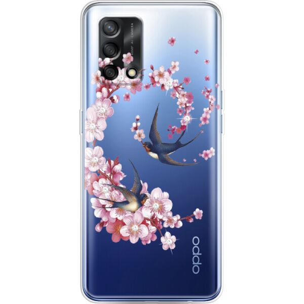 

Силиконовый чехол BoxFace OPPO A74 Swallows and Bloom (42792-rs4)