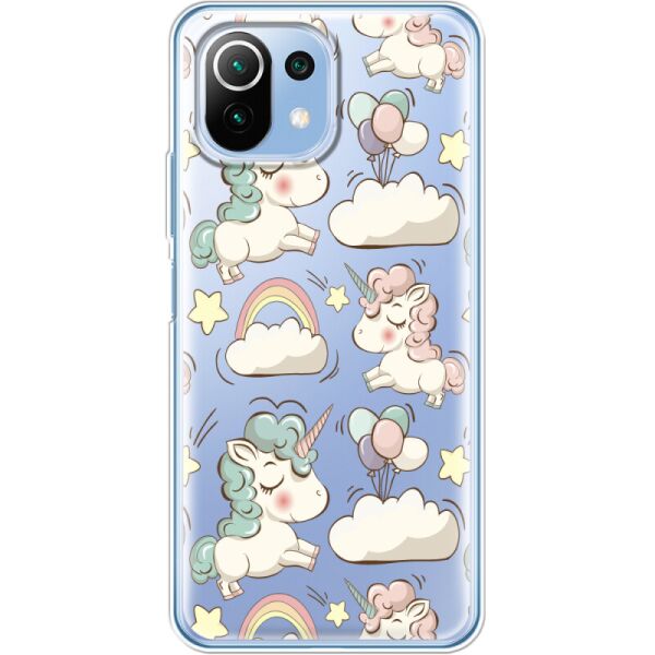 

Силиконовый чехол BoxFace Xiaomi Mi 11 Lite Unicorns (42128-cc2)