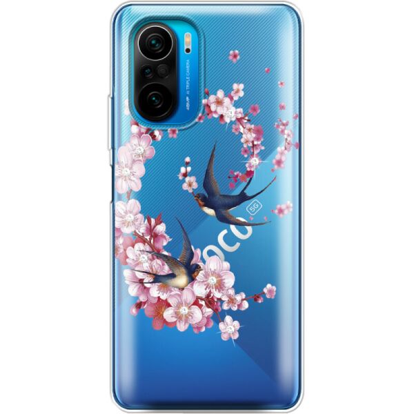 

Силиконовый чехол BoxFace Xiaomi Poco F3 Swallows and Bloom (42102-rs4)
