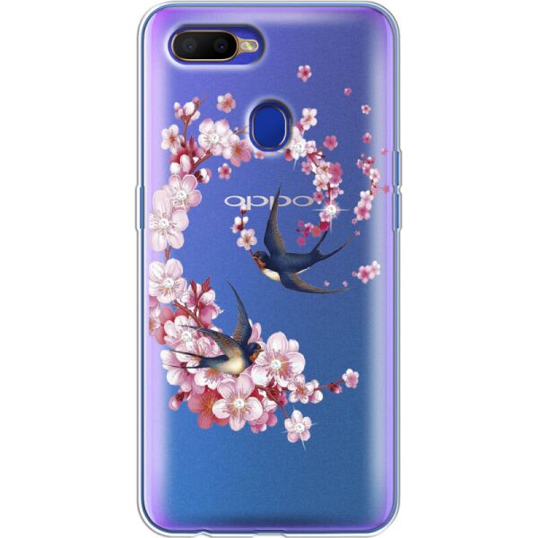 

Силиконовый чехол BoxFace OPPO A12 Swallows and Bloom (42728-rs4)