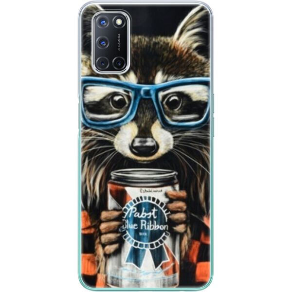 

Силиконовый чехол BoxFace OPPO A72 Енот с банкой (41947-up1333)
