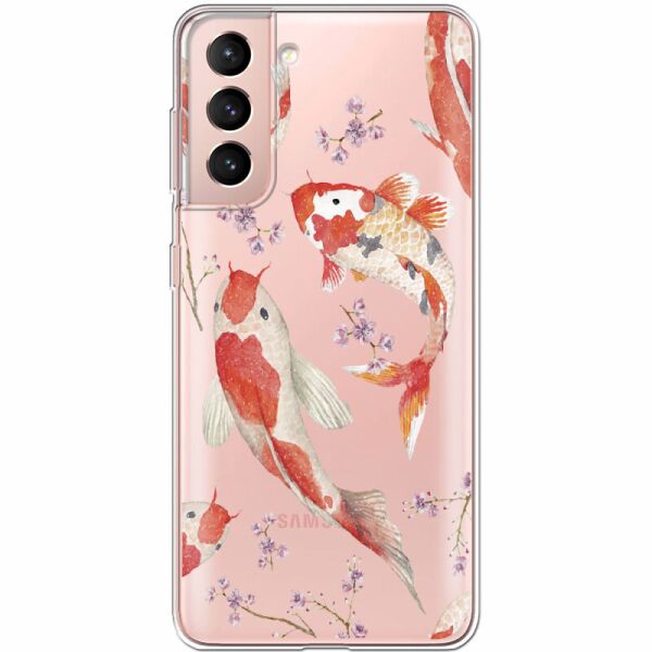 

Силиконовый чехол BoxFace Samsung G991 Galaxy S21 Japanese Koi Fish (41709-cc3)