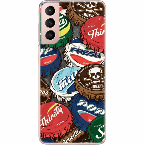 

Силиконовый чехол BoxFace Samsung G991 Galaxy S21 Drink Lids (41709-up2261)