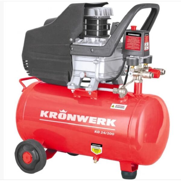 

Компрессор воздушный KRONWERK KD 24/200, 1,5 кВт