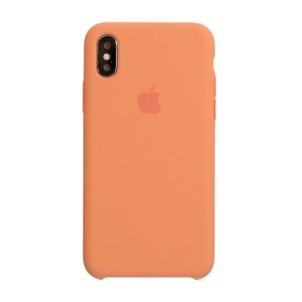 

Чехол-накладка Basic Silicone Case для Apple iPhone X Peach