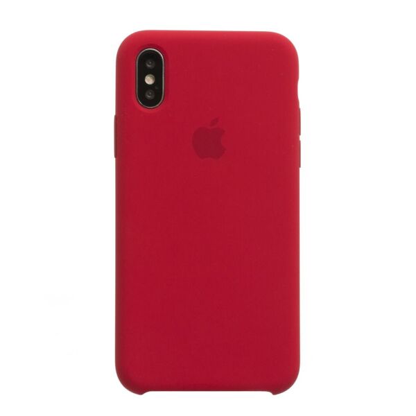 

Чехол-накладка Basic Silicone Case для Apple iPhone X Red