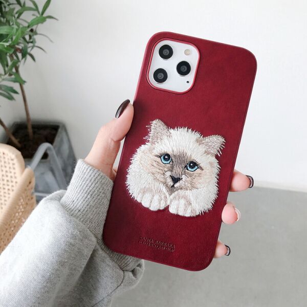 

Чехол Santa Barbara Polo с вышивкой "Кот" для iPhone 11 Pro Max из кожи