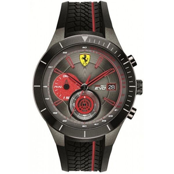 

Мужские часы Scuderia Ferrari с аналоговым красным циферблатом - 0830341