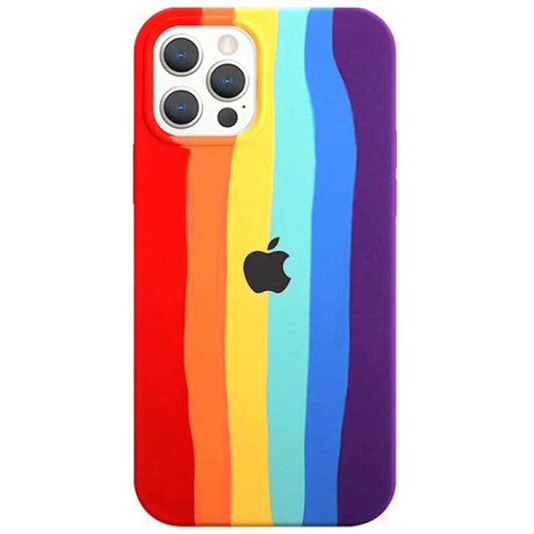 

Чехол Silicone case Full Rainbow для iPhone 12 (Красный / Фиолетовый) (100083389)