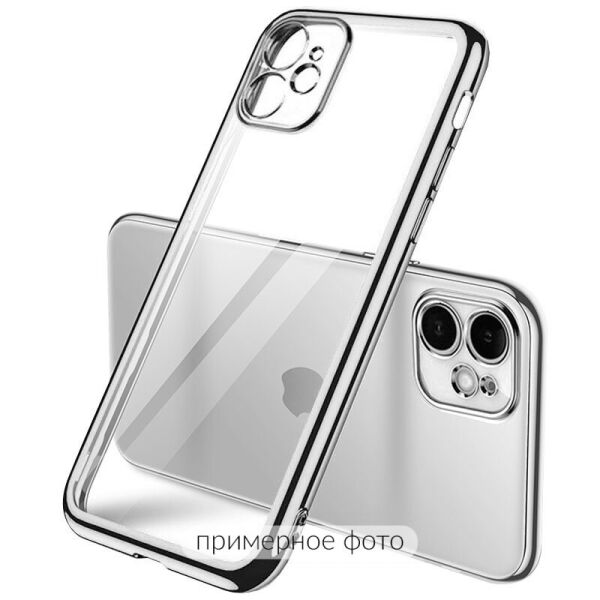 

Прозрачный силиконовый чехол глянцевая окантовка Full Camera для Xiaomi Poco M3 Pro (Серебряный) (100083337)