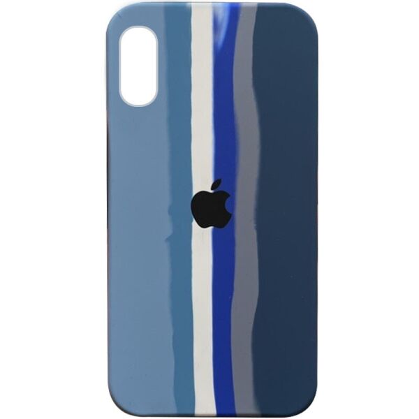 

Чехол Silicone case Full Rainbow для Apple iPhone XR (6.1") (Голубой / Синий) (1180888)