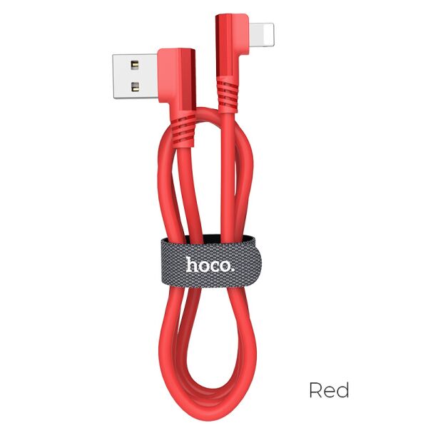 

Кабель Hoco Lightning Puissant Silicone U83 120см 2.4A red