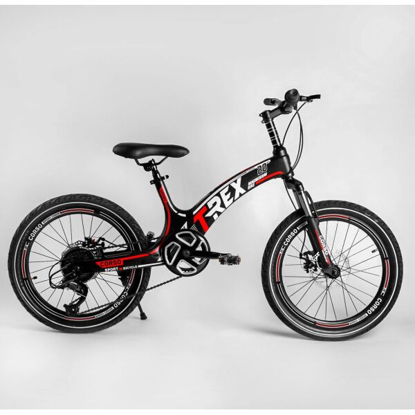 

Детский спортивный велосипед 20’’ CORSO «T-REX» 41777 красный 06977
