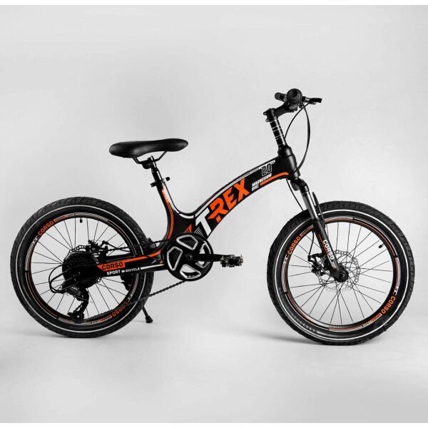 

Детский спортивный велосипед 20’’ CORSO «T-REX» 70432 оранжевый 06975