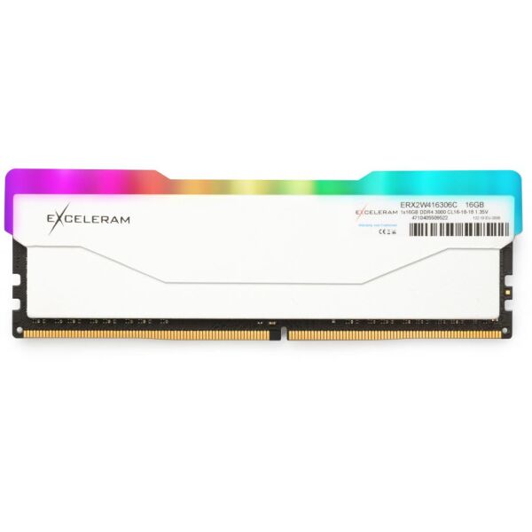 

Модуль памяти для компьютера DDR4 16GB 3000 MHz RGB X2 Series White eXceleram (ERX2W416306C)