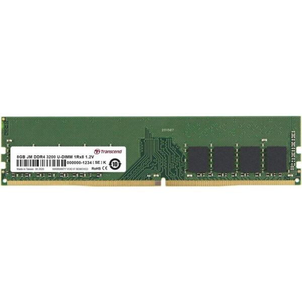 

Модуль памяти для компьютера DDR4 8GB 3200 MHz Transcend (JM3200HLG-8G)