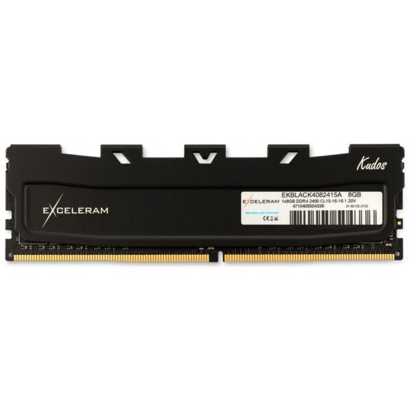 

Модуль памяти для компьютера DDR4 8GB 2400 MHz Black Kudos eXceleram (EKBLACK4082415A)