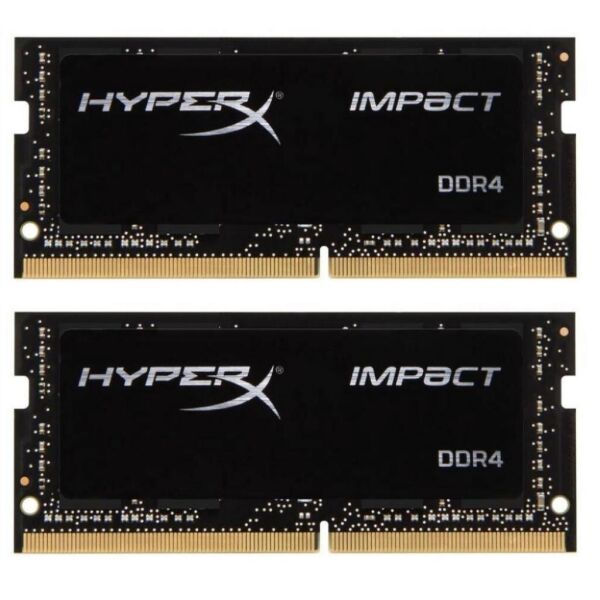 

Модуль памяти для ноутбука SoDIMM DDR4 64GB (2x32GB) 2666 MHz HyperX Impact HyperX (Kingston Fury) (HX426S16IBK2/64)