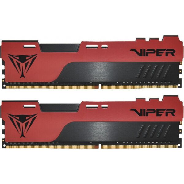 

Модуль памяти для компьютера DDR4 32GB (2x16GB) 3200 MHz Viper Elite II Red Patriot (PVE2432G320C8K)