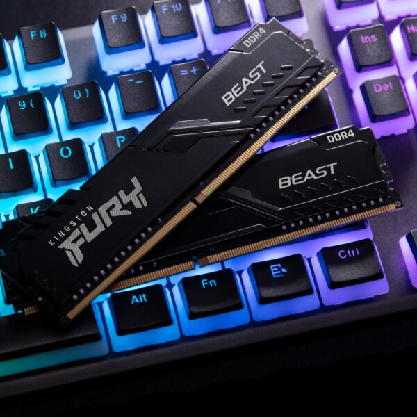 

Модуль памяти для компьютера DDR4 32GB (2x16GB) 2666 MHz Fury Beast Black HyperX (Kingston Fury) (KF426C16BB1K2/32)