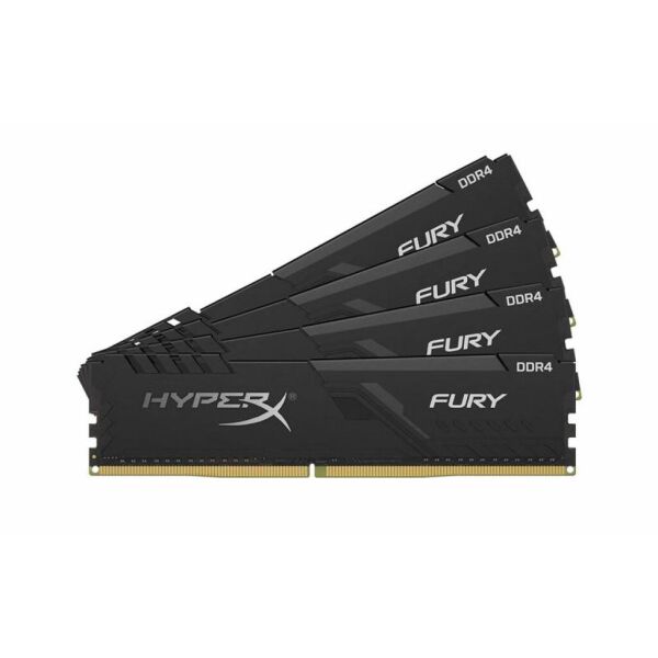 

Модуль памяти для компьютера DDR4 64GB (4x16GB) 2666 MHz HyperX Fury Black HyperX (Kingston Fury) (HX426C16FB3K4/64)