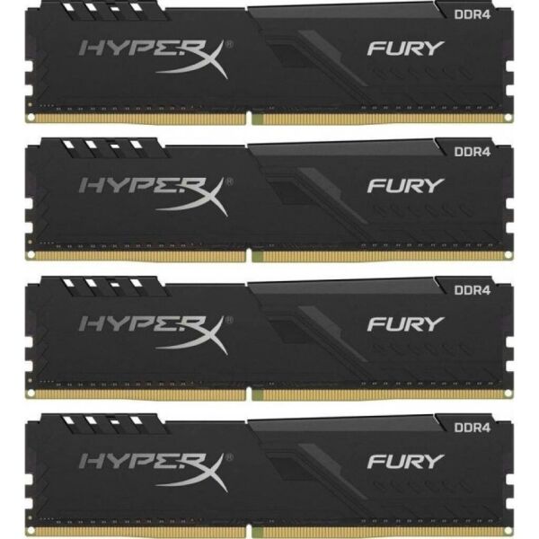 

Модуль памяти для компьютера DDR4 128GB (4x32GB) 3200 MHz HyperX Fury Black HyperX (Kingston Fury) (HX432C16FB3K4/128)