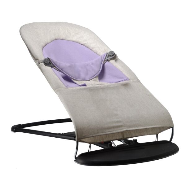 

Детский шезлонг-качалка BABY Balance Soft от SBT Group бежевый/лен (BBS-13-00)