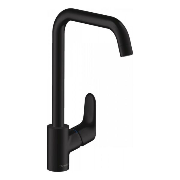

Смеситель для кухни Hansgrohe Focus M41 260 однорычажный Черный матовый 31820670