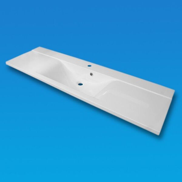

Умывальник врезной из литого мрамора Fancy Marble Margo 1500 Белый глянцевый