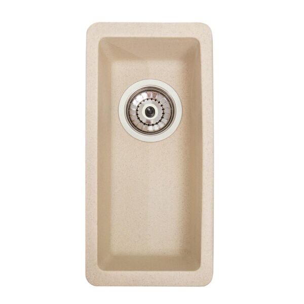 

Кухонная мойка из гранита прямоугольная Solid Вега Плюс Желтая