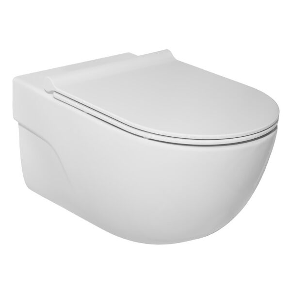 

Унитаз подвесной Roca Meridian Rimless с сиденьем Slim Белый A34H240000