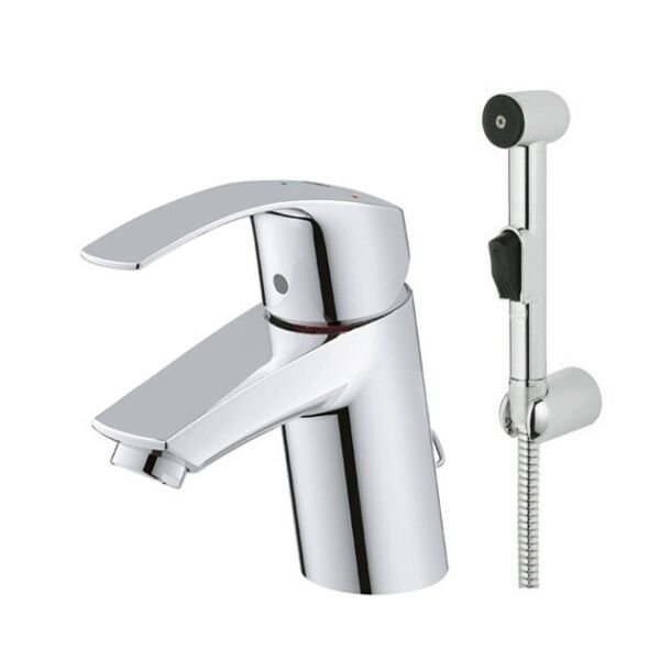 

Смеситель для умывальника Grohe Eurosmart DN 15 S-Size Хром 23124002