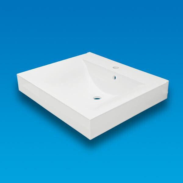 

Умывальник накладной из литого мрамора Fancy Marble Nadja 600 Белый глянцевый