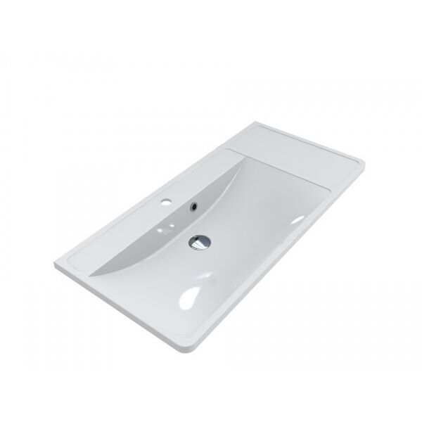 

Умывальник врезной из литого мрамора Miraggio Sacramento Белый глянцевый