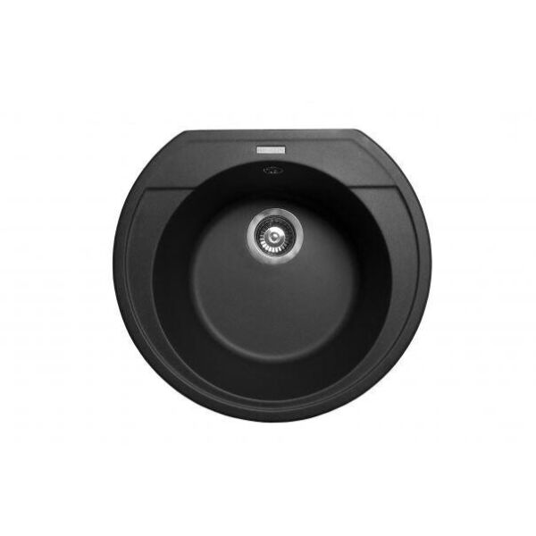 

Кухонная мойка из гранита круглая Miraggio Tuluza Black
