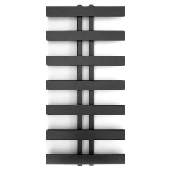 

Полотенцесушитель водяной лесенка Genesis Aqua Symmetry 120x53 см Черный