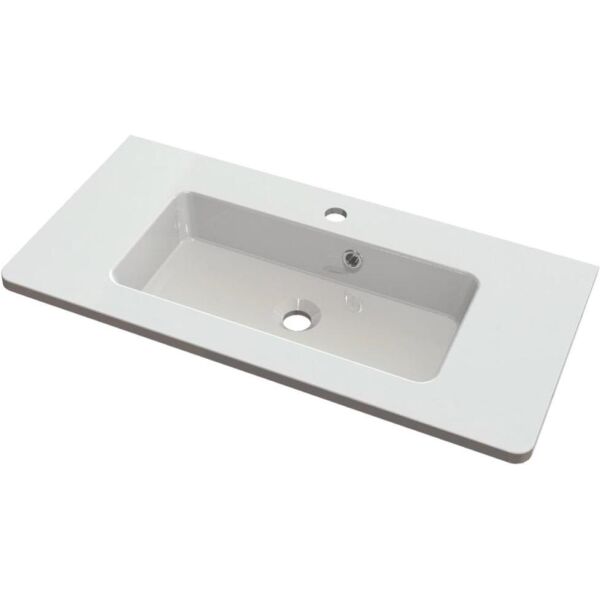 

Умывальник врезной из литого мрамора Fancy Marble Annabelle 700 Белый глянцевый