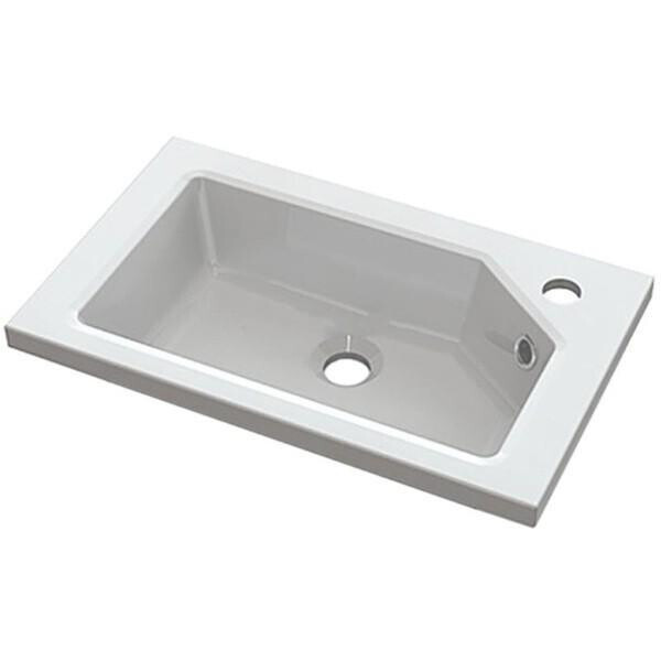 

Умывальник врезной из литого мрамора Fancy Marble Jessica 500 Белый глянцевый 3105101