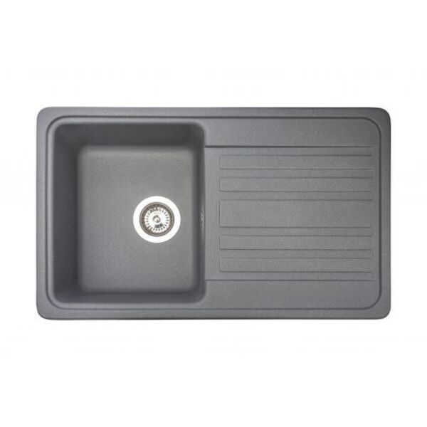 

Кухонная мойка из гранита прямоугольная Miraggio Versal Gray