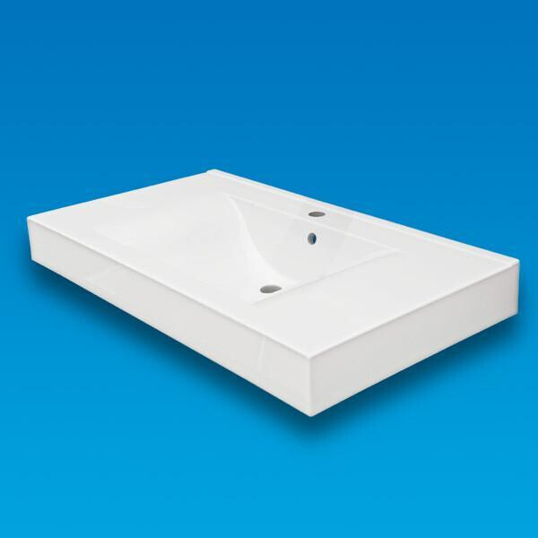

Умывальник накладной из литого мрамора Fancy Marble Nadja 900 Белый глянцевый