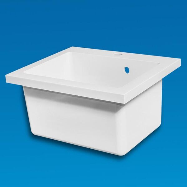 

Умывальник врезной из литого мрамора Fancy Marble Tina 510 Белый глянцевый
